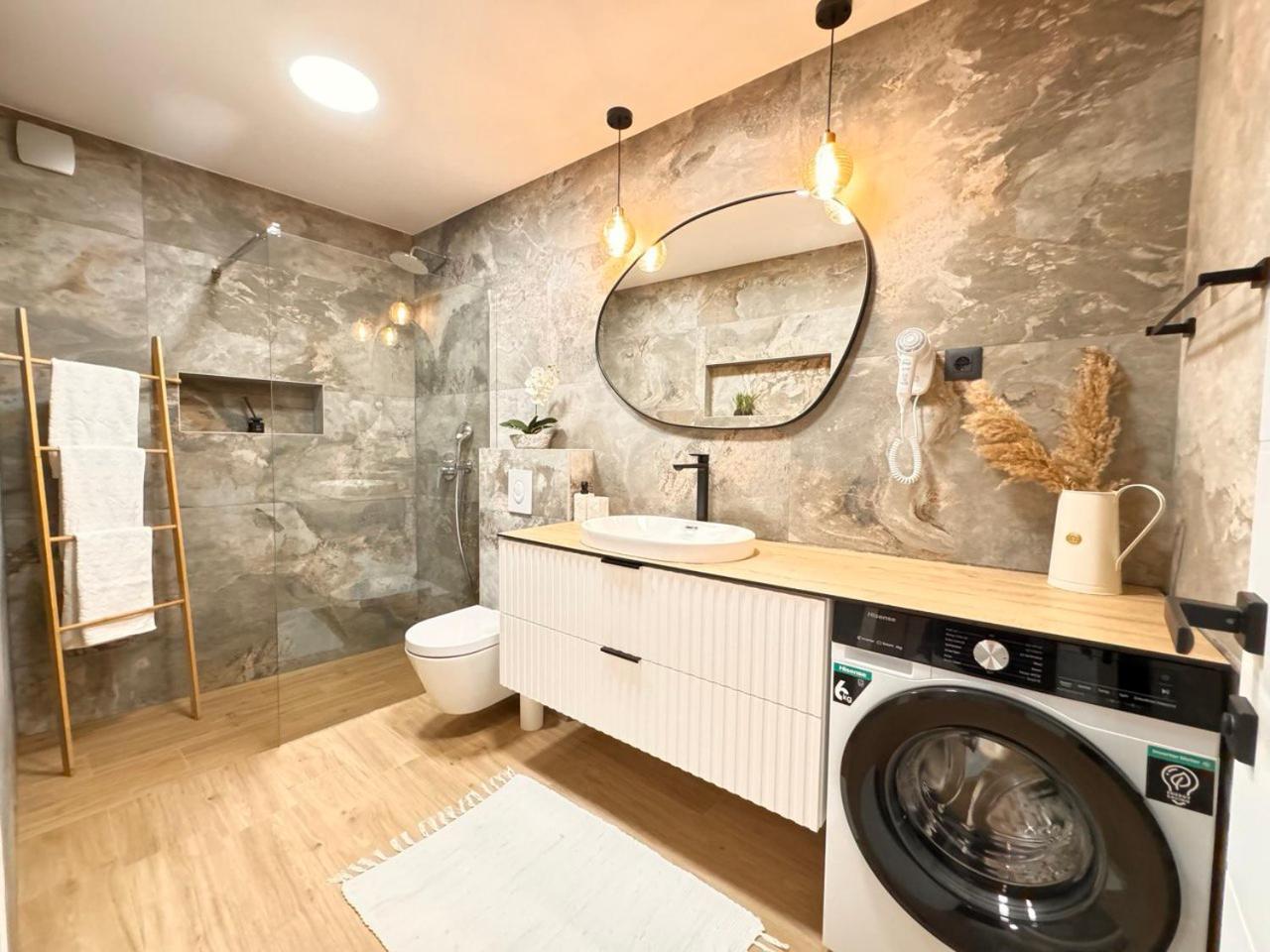 Apartmani Nikola Baška Voda Esterno foto